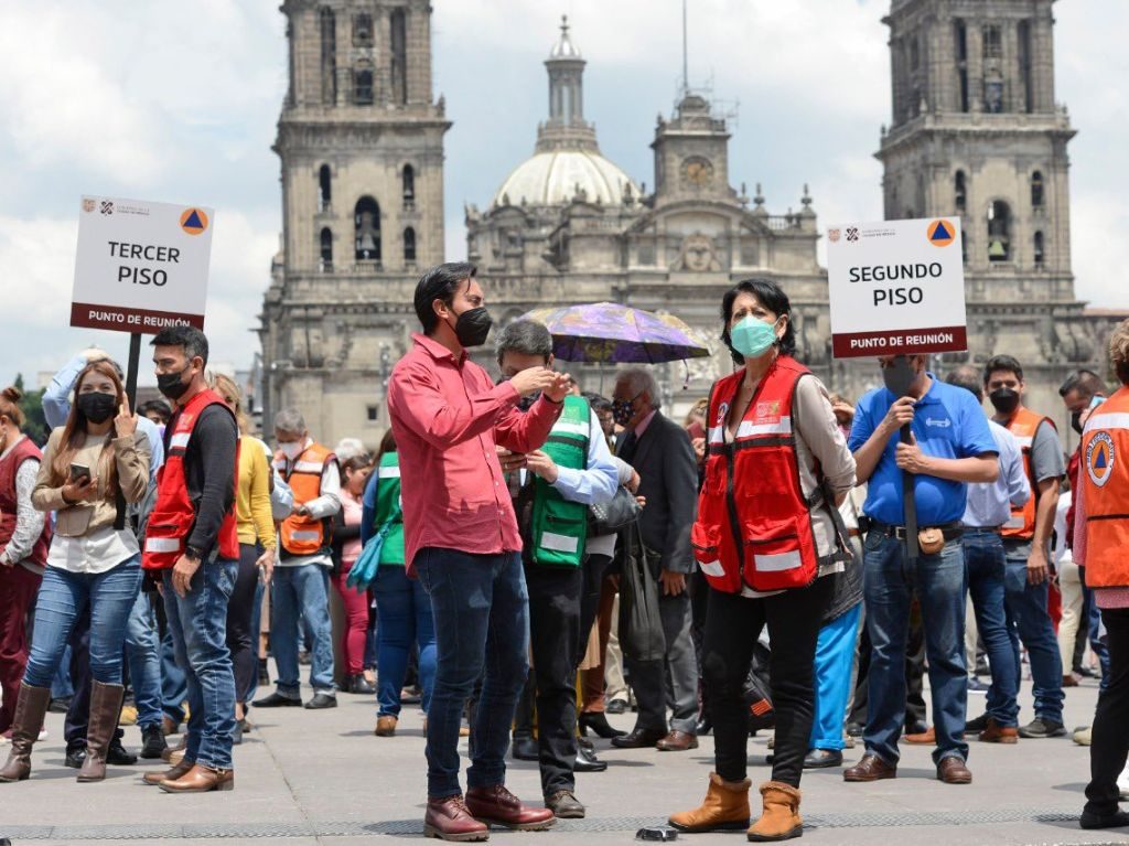 Simulacro en la Ciudad de México