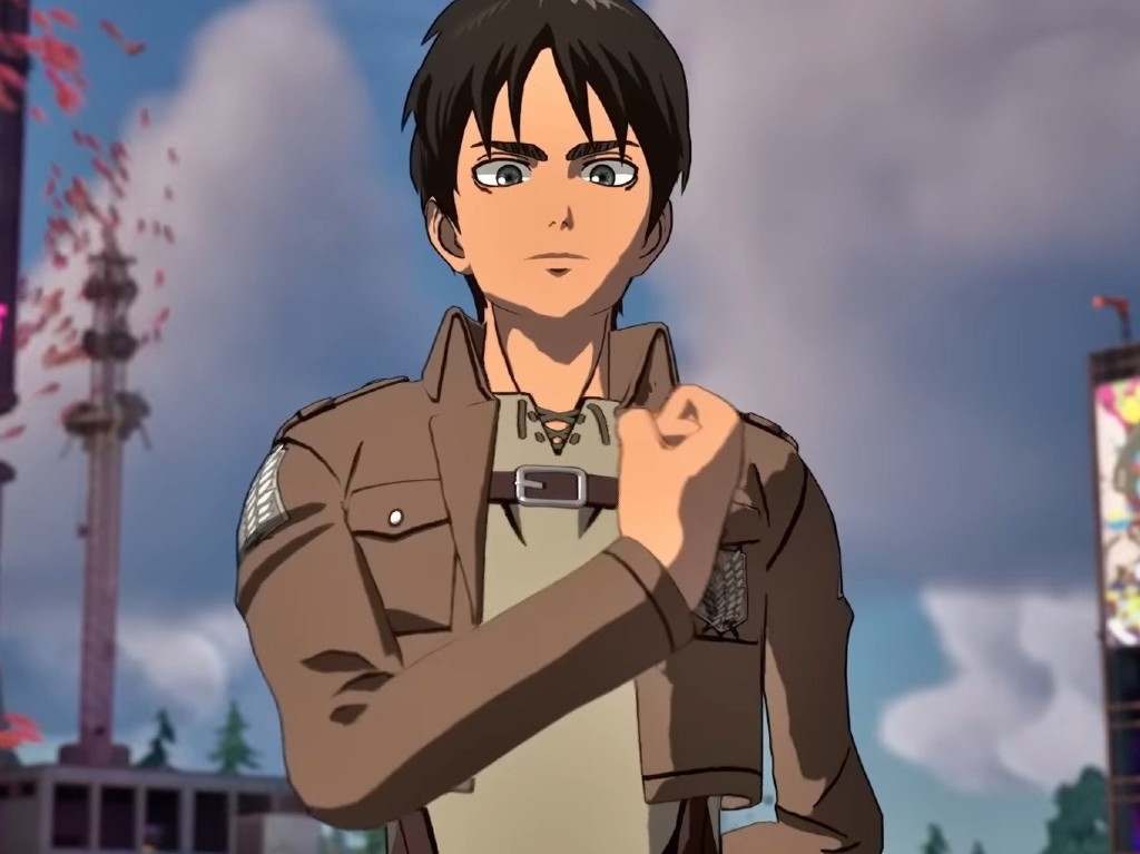 Attack on Titan llega a Fortnite: Eren Jaeger, Mikasa y Levi Ackerman 0