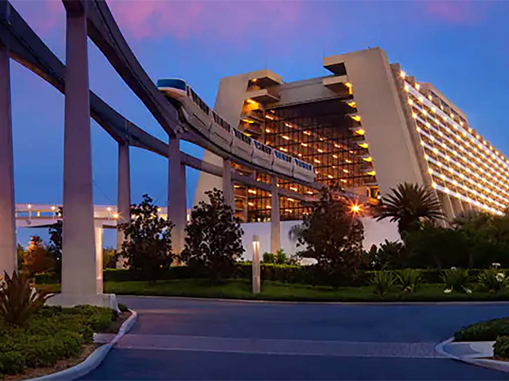 Contemporary Resort, el primer hotel de lujo de Disney World