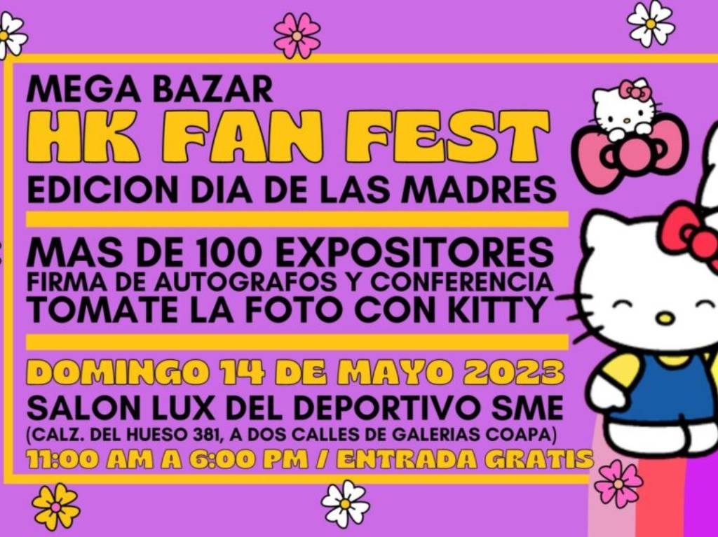 Hello Kitty Fan Fest: mega bazar de Kitty en CDMX