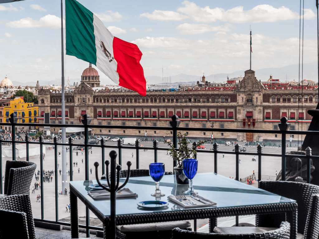 terraza del gran hotel ciudad de méxico rosalía zócalo