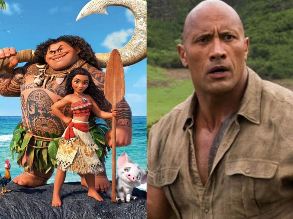 Confirman el live action de Moana con La Roca