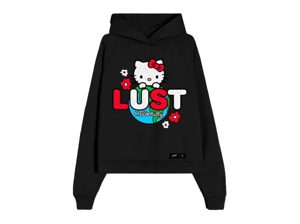 Hoddie de la colaboración Lust x Hello Kitty