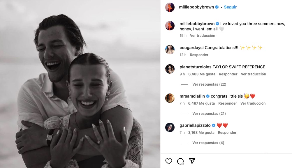 Millie Bobby Brown compromiso