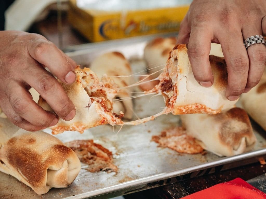 Rollys: Rollitos de pizza en la Roma