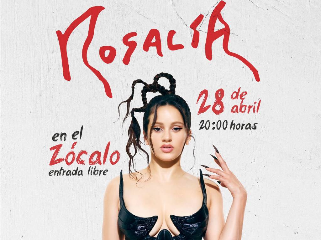 Rosalía Zócalo CDMX gratis fecha y hora