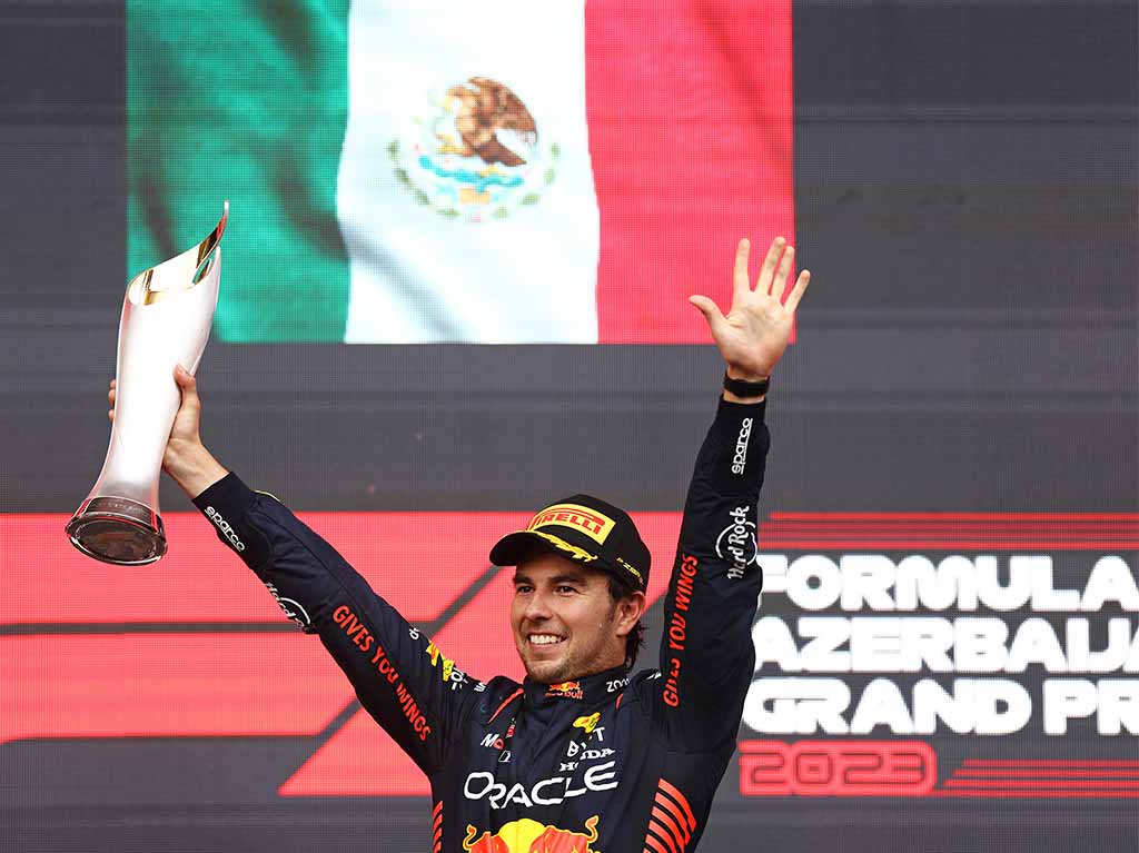 Sergio "Checo" Pérez gana el Gran Premio de Azerbaiyán 2023