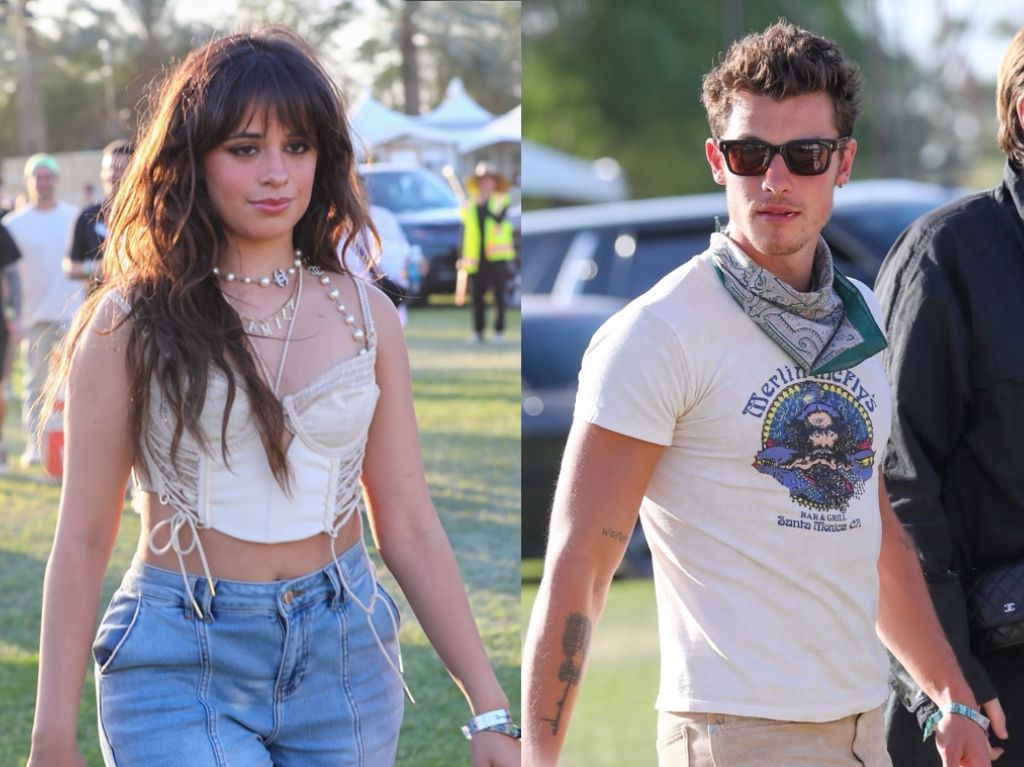 Shawn Mendes y Camila Cabello en Coachella