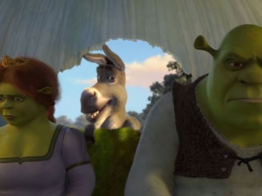 Shrek y Burro personajes