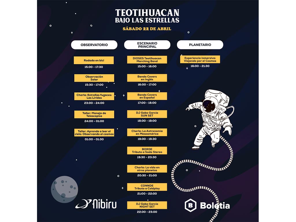 Teotihuacan bajo las estrellas 2023