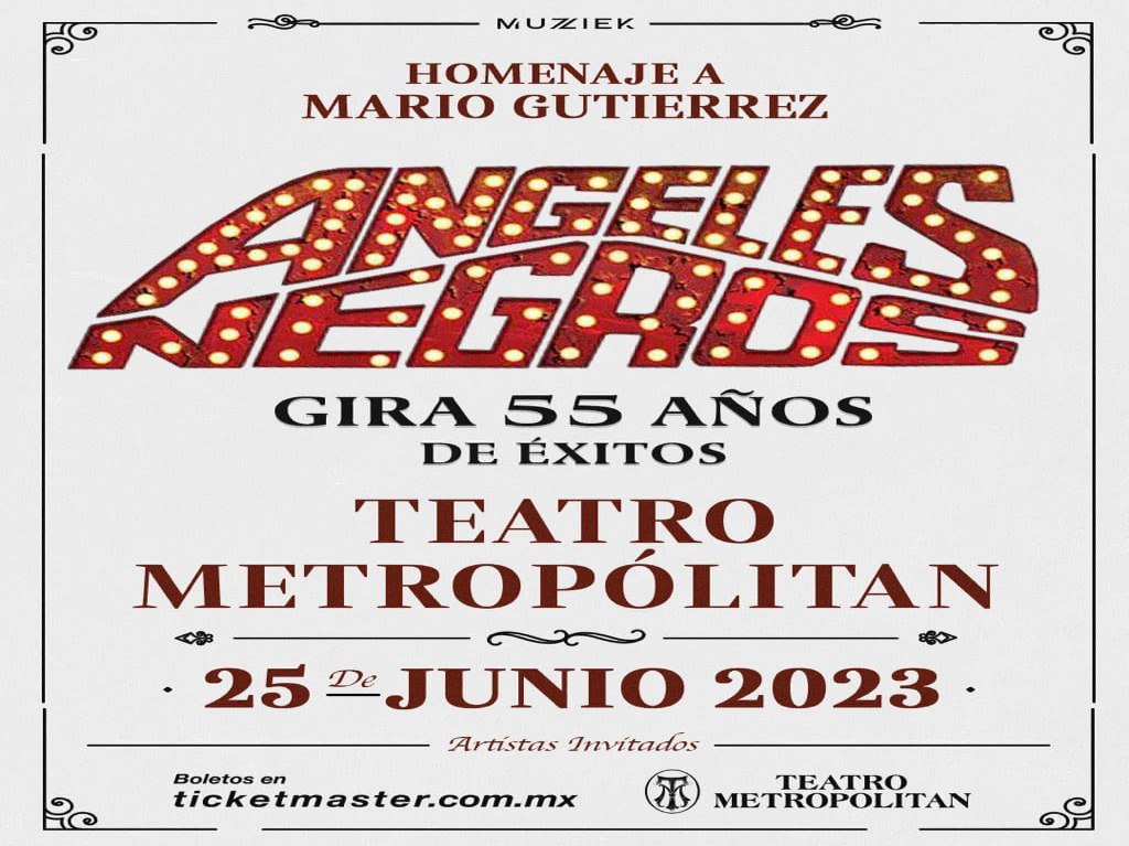 Concierto de Los Ángeles Negros en el Teatro Metroprolitan