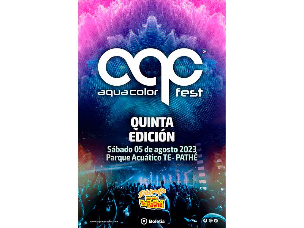 Música, diversión y explosiones de color en Aqua Color Fest 2023 en Hidalgo