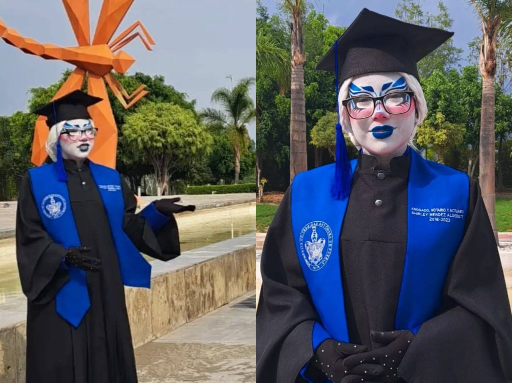 ¡Arribanda! Drag queen se titula en universidad poblana