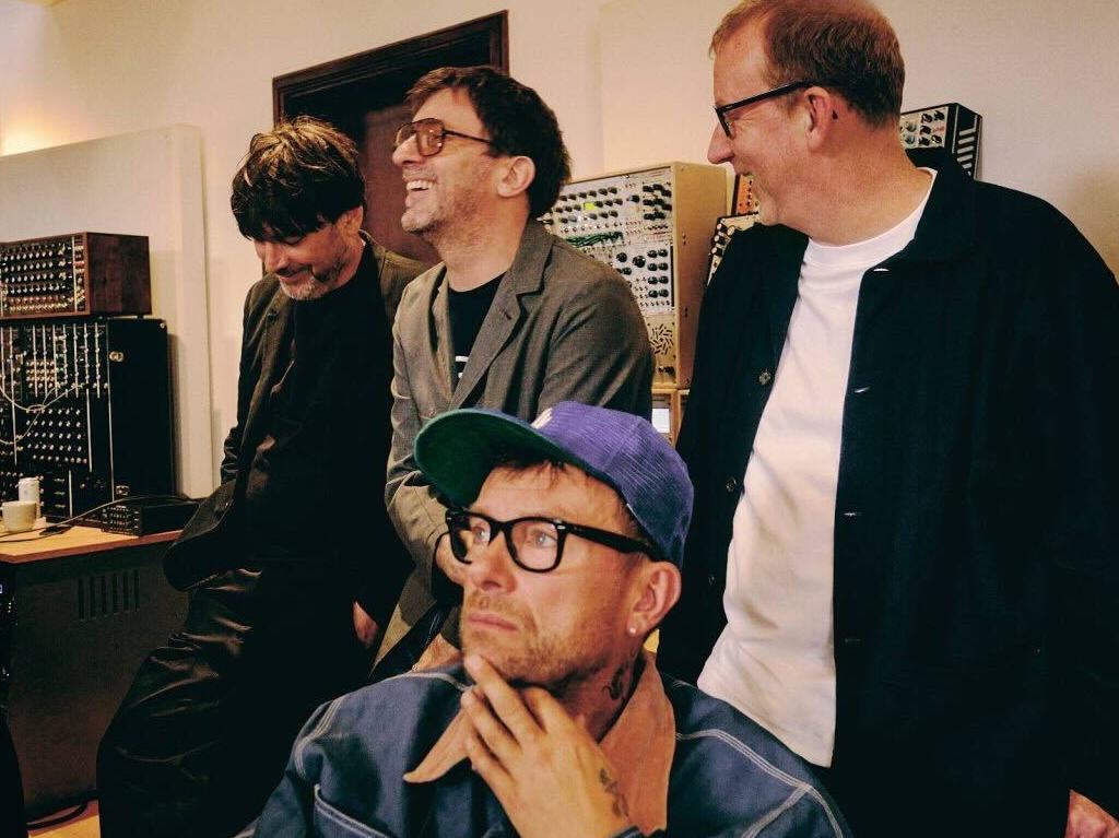 Blur en un estudio de Londres creando The Narcissist y The Ballad of Darren.