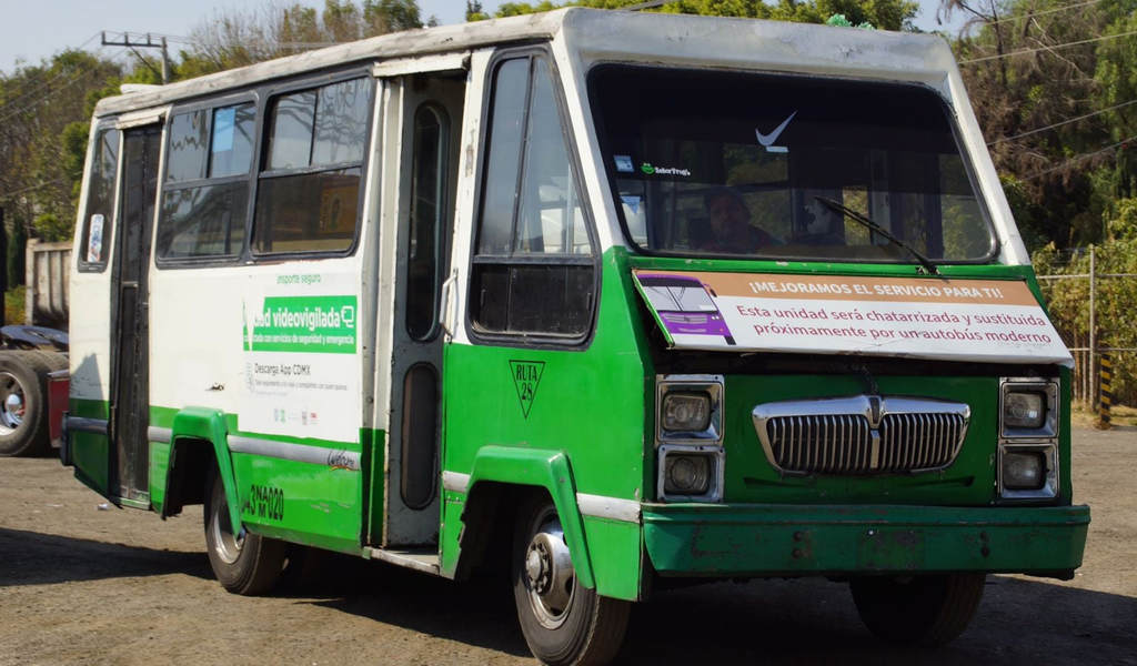 Cuatro Alcaldías se despedirán de los microbuses para este 2023.