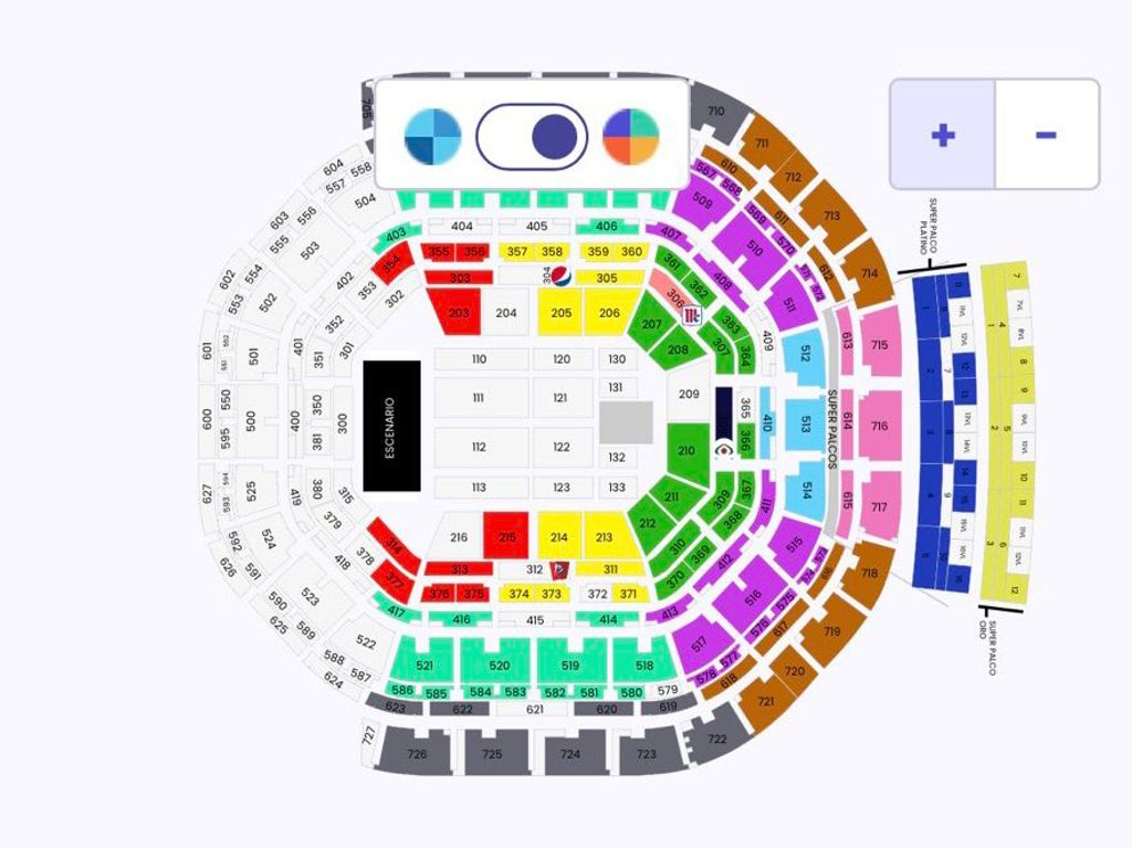 mapa arena cdmx