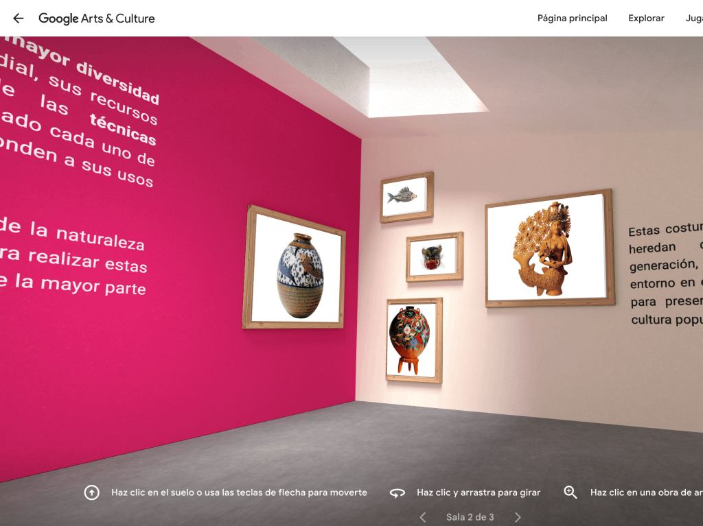 museos 3D con Google