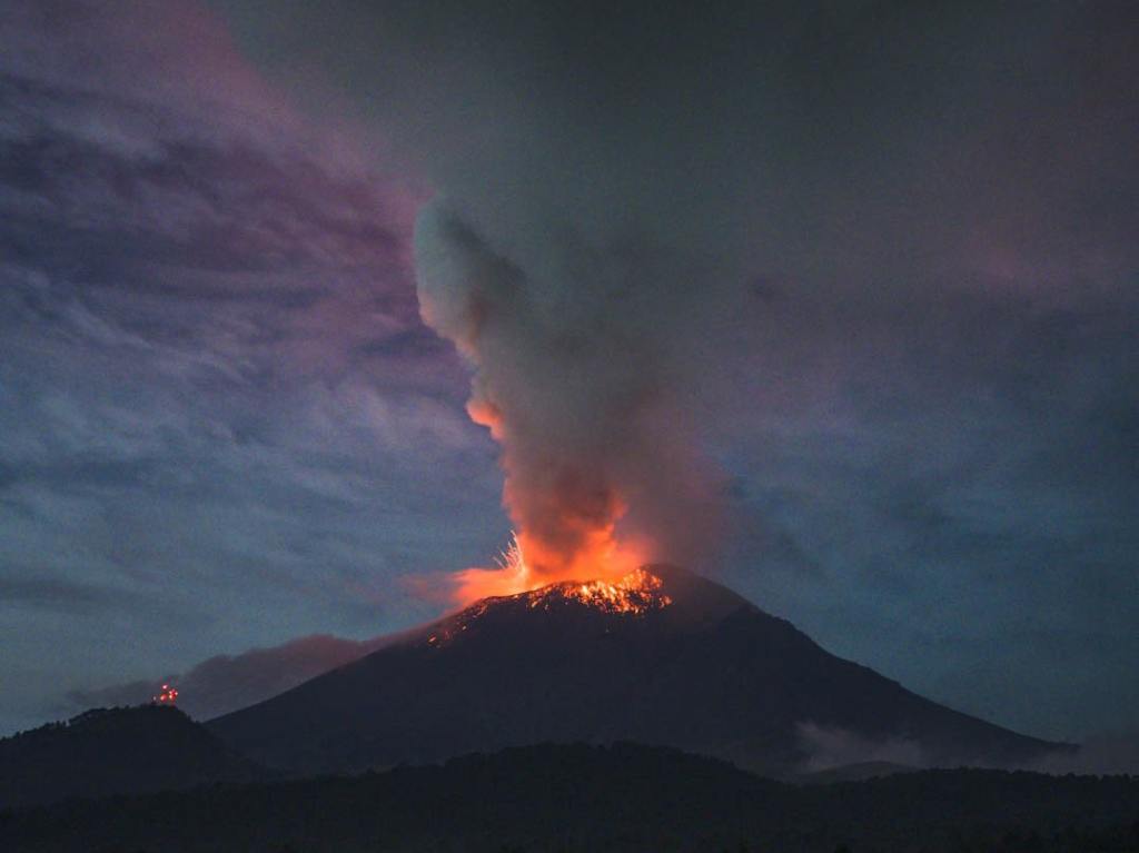 Activan alerta amarillo fase 3 del Popocatépetl