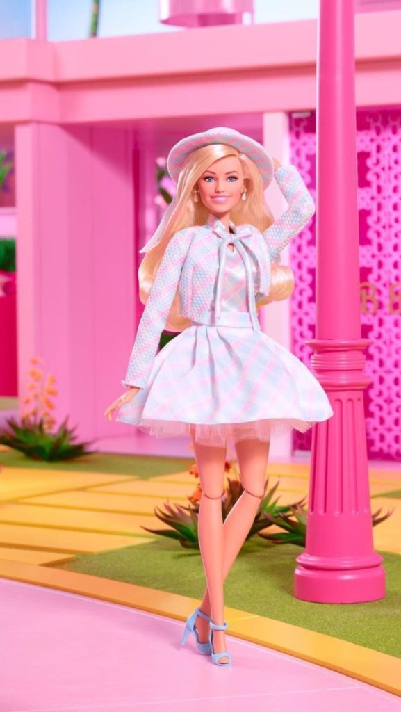 Barbie Conjunto a cuadros