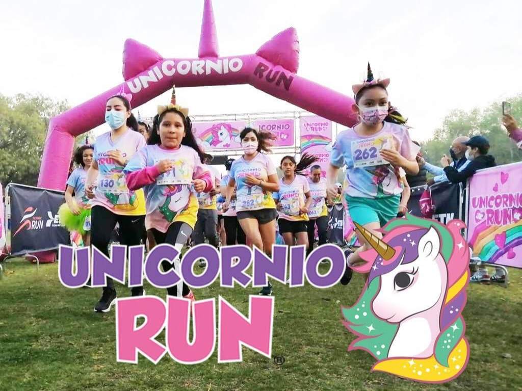 Carrera de unicornios en el Parque Naucalli