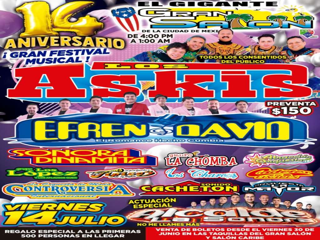 El Gran Salón celebra su aniversario al ritmo de Los Askis