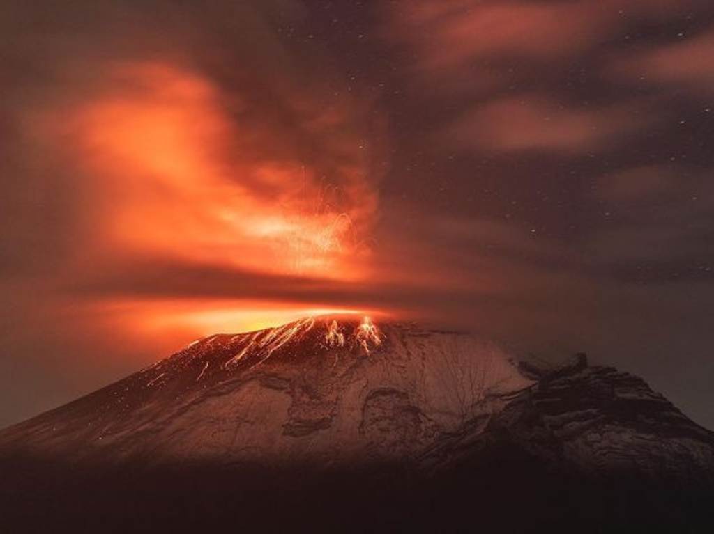 Popocatépetl: trabajo del fotógrafo Cristopher Blanquet