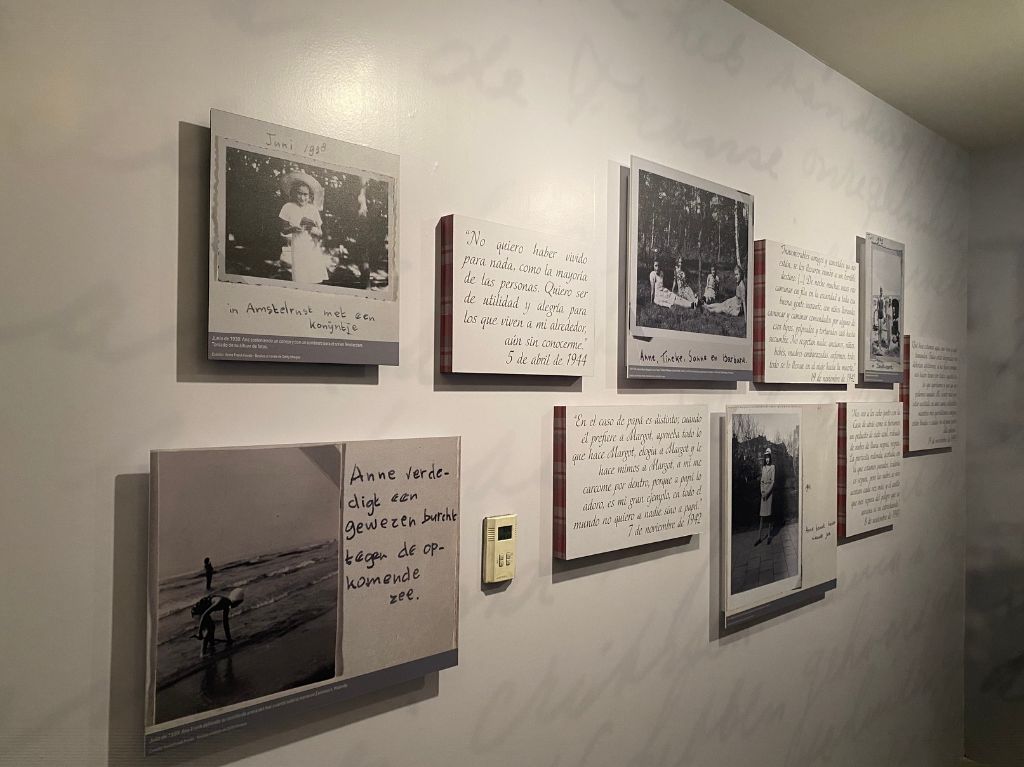Exposición sobre el Diario de Ana Frank