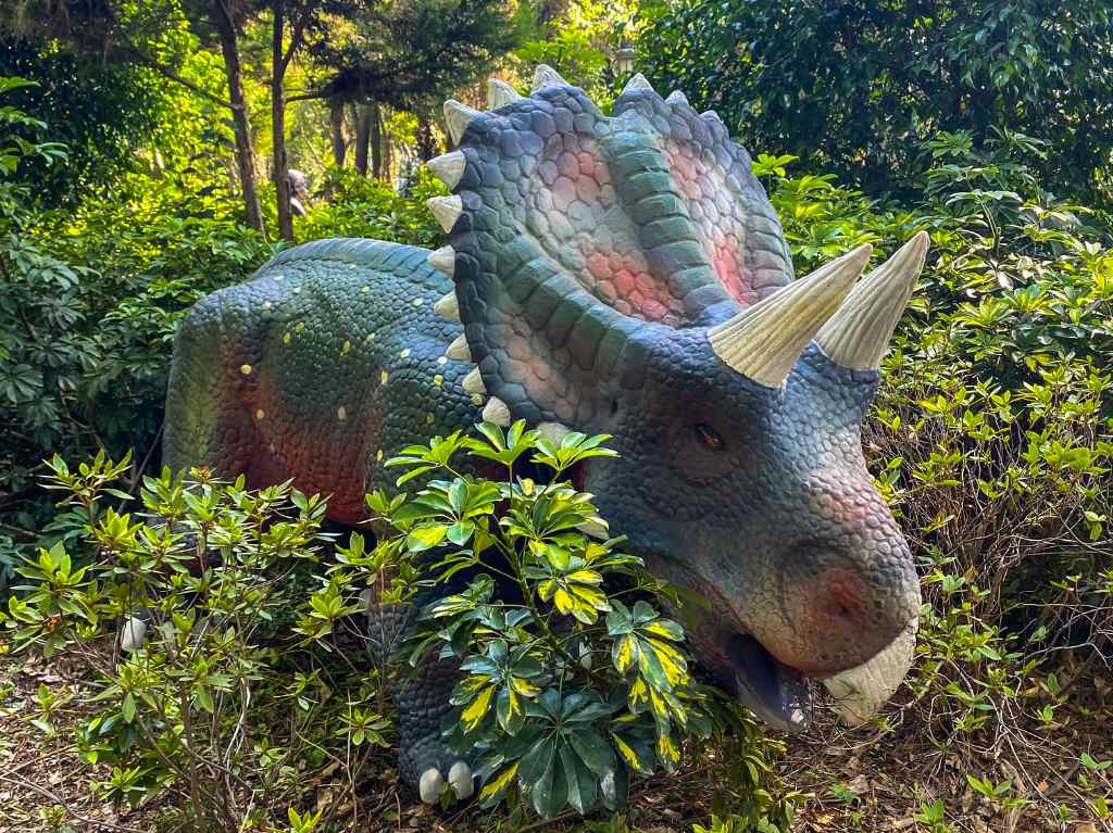 Exposición gratis de dinosaurios en Los Pinos
