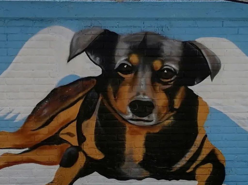 Inauguran mural en honor a Scooby en Tecámac