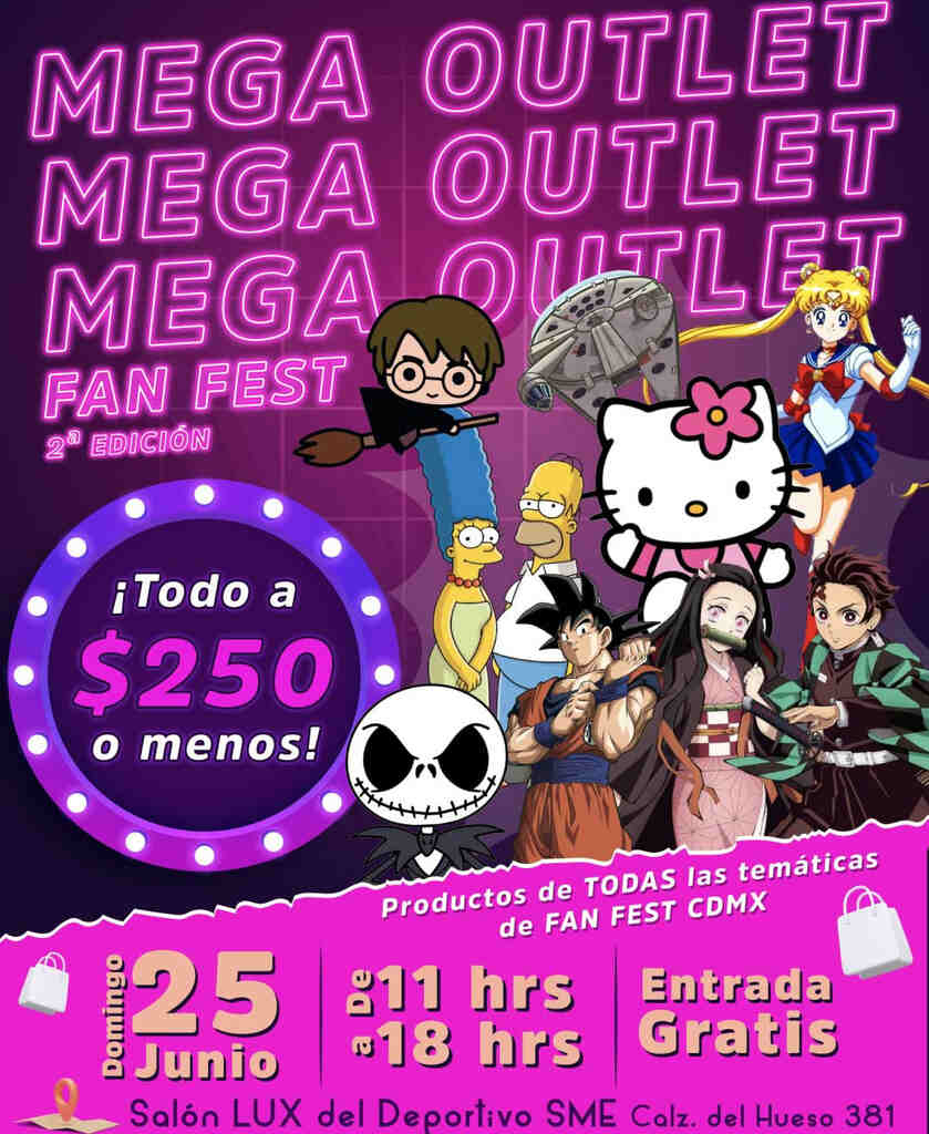 Segundo Mega Bazar Outlet de Fan Fest