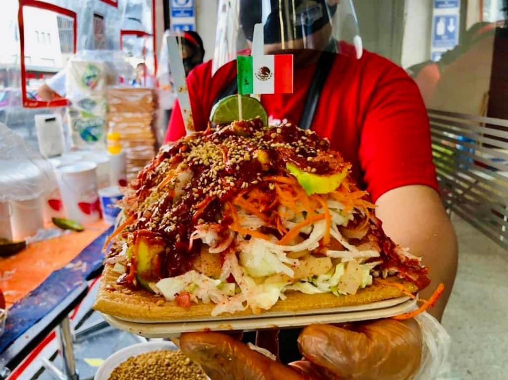 mega chicharrones preparados del Centro de CDMX