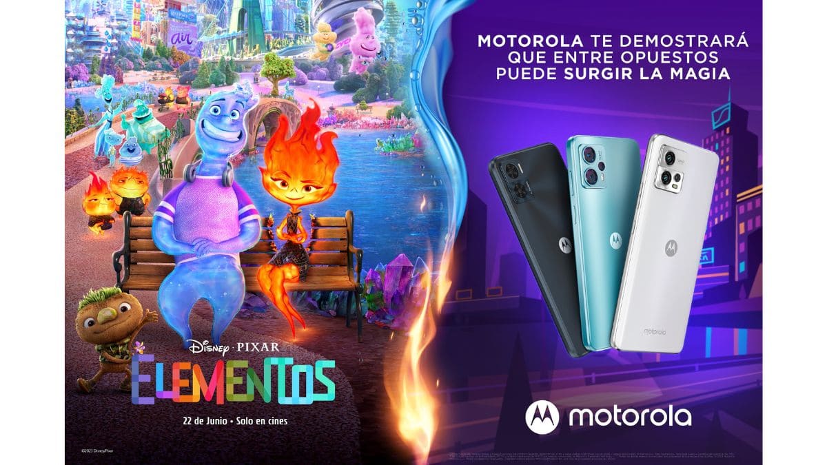 Motorola presenta una experiencia inspirada en la película “Elementos”