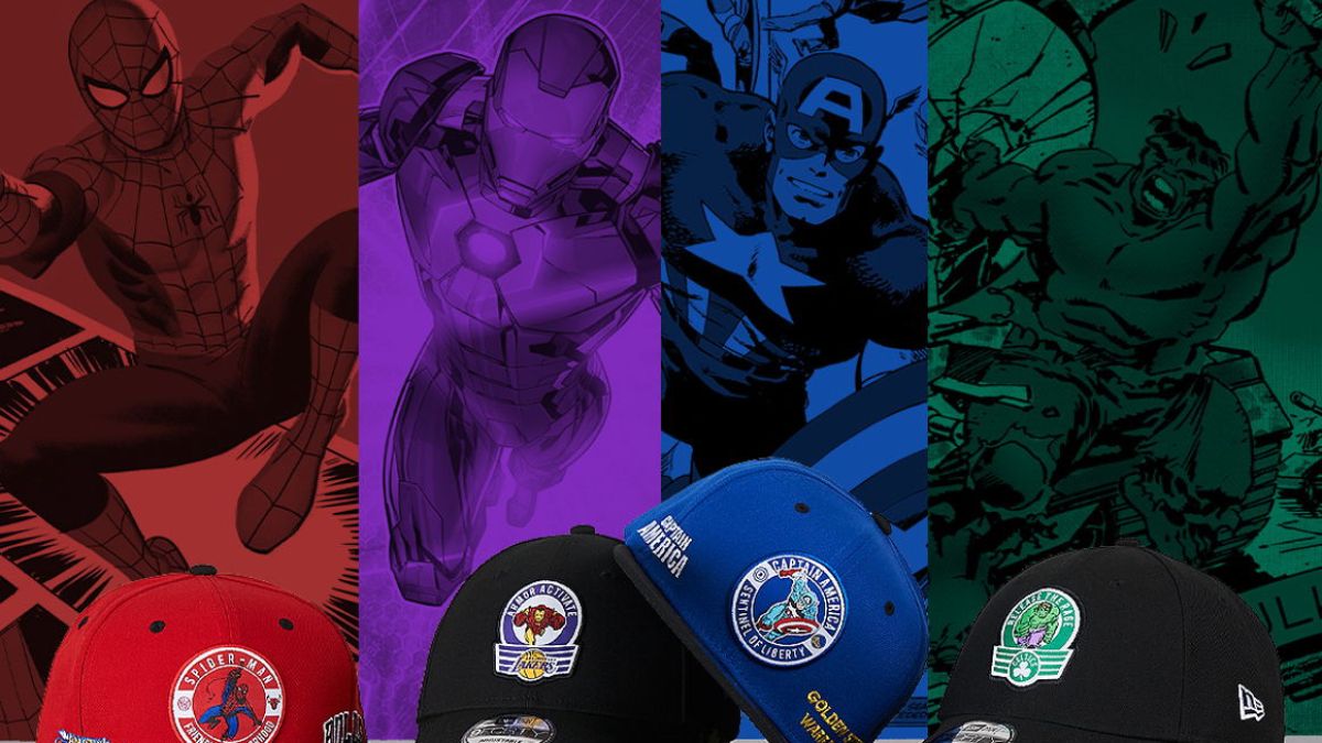 Gorras de superhéroes y basketball: New Era x NBA Marvel