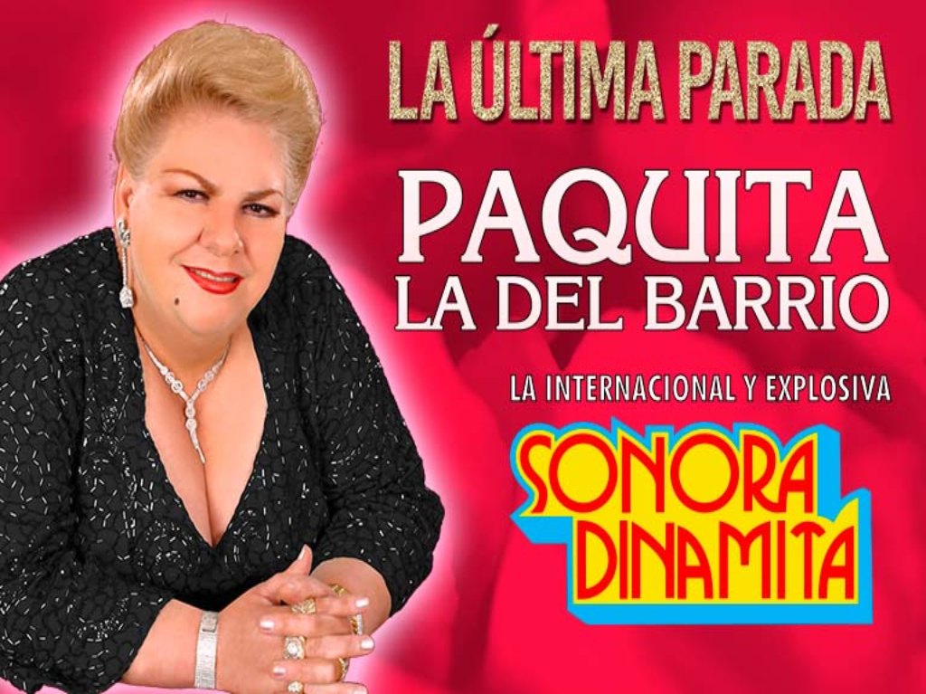 Paquita la del Barrio y la Sonora Dinamita juntas en un concierto