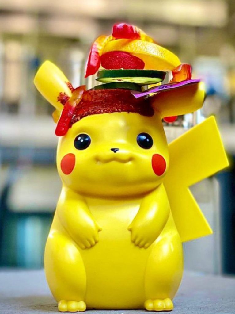 Pikachelas-Michelada en envase de Pikachu 