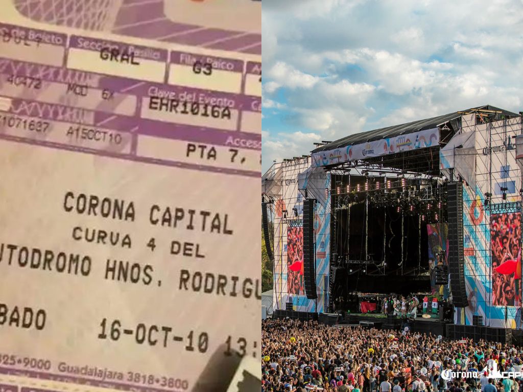 ¿Cuánto costaban los boletos del primer Corona Capital en 2010?