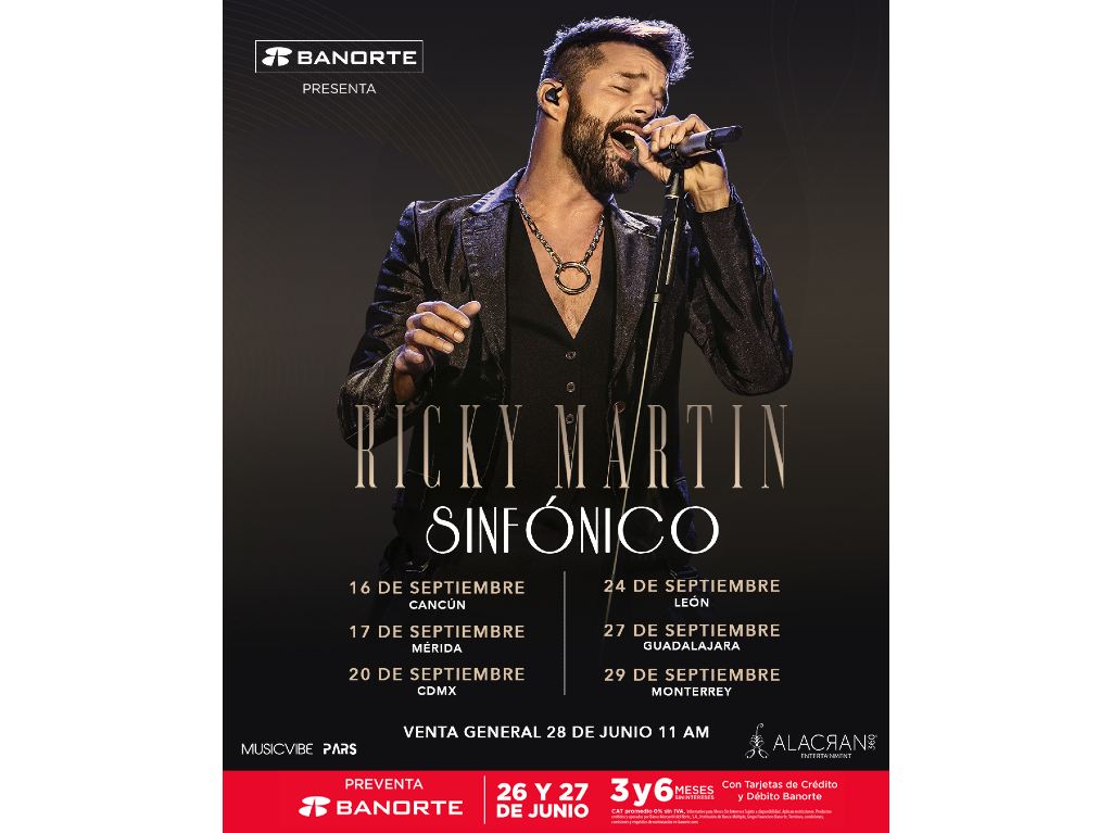 ricky martin sinfonico tour dates