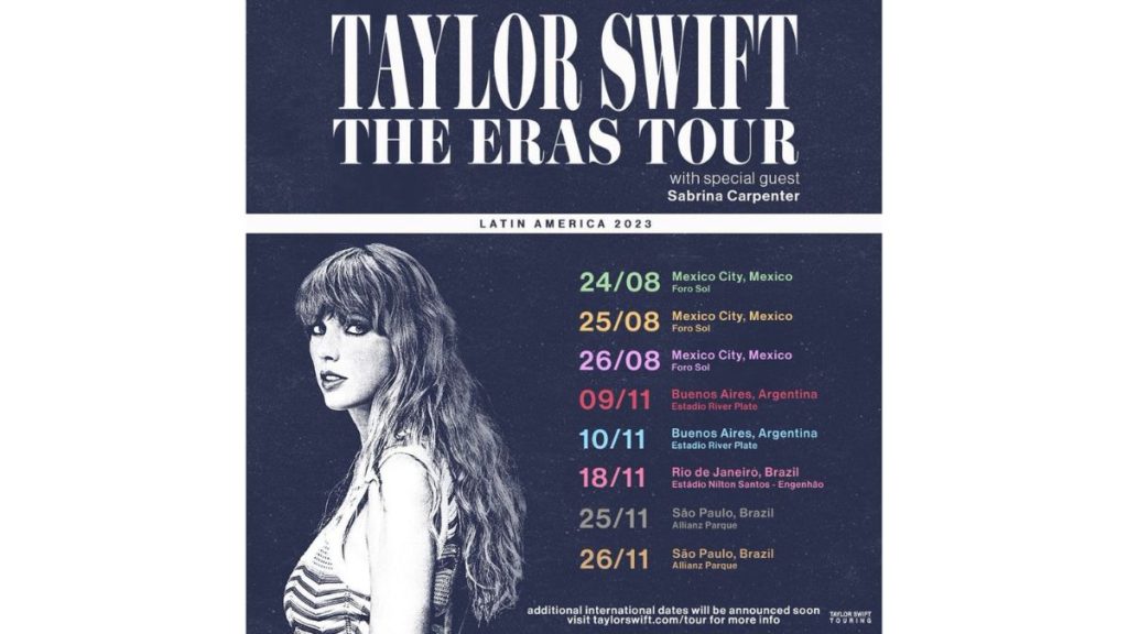 the eras tour mexico precios