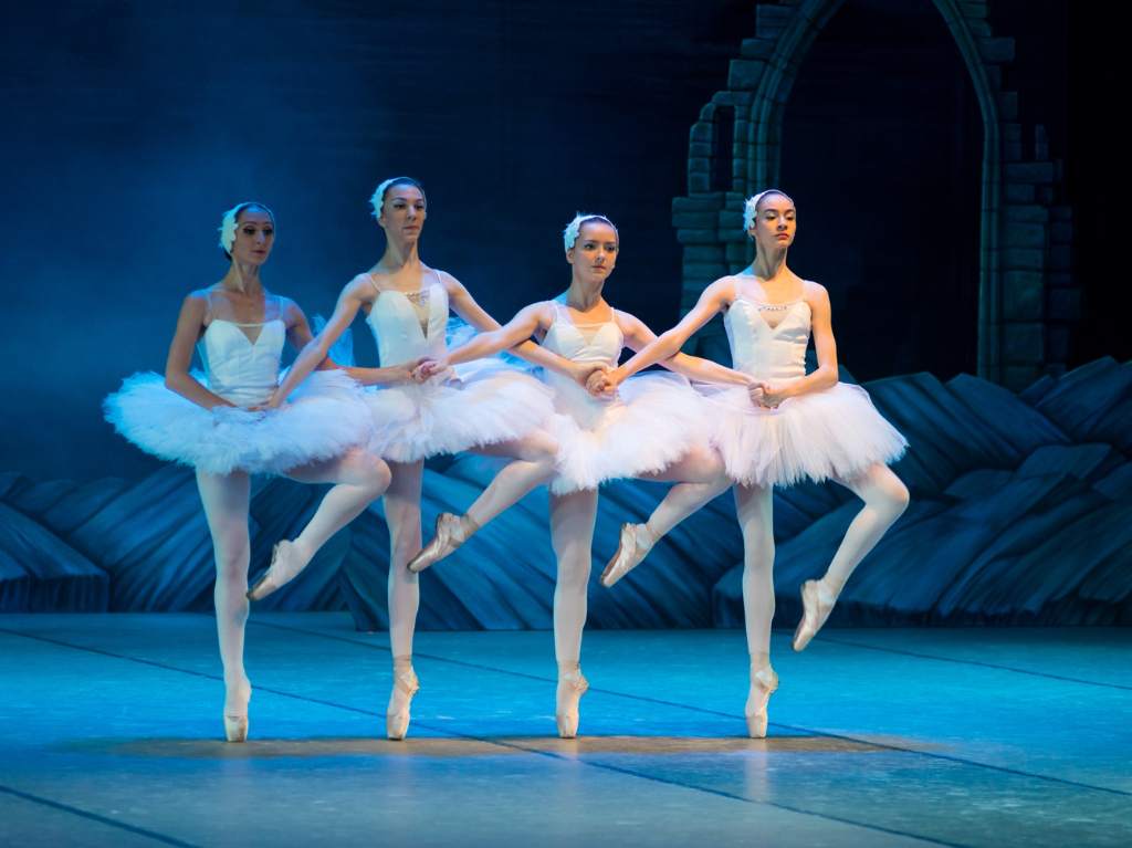 Ballet de El Lago de los Cisnes en el Centro Universitario Cultural