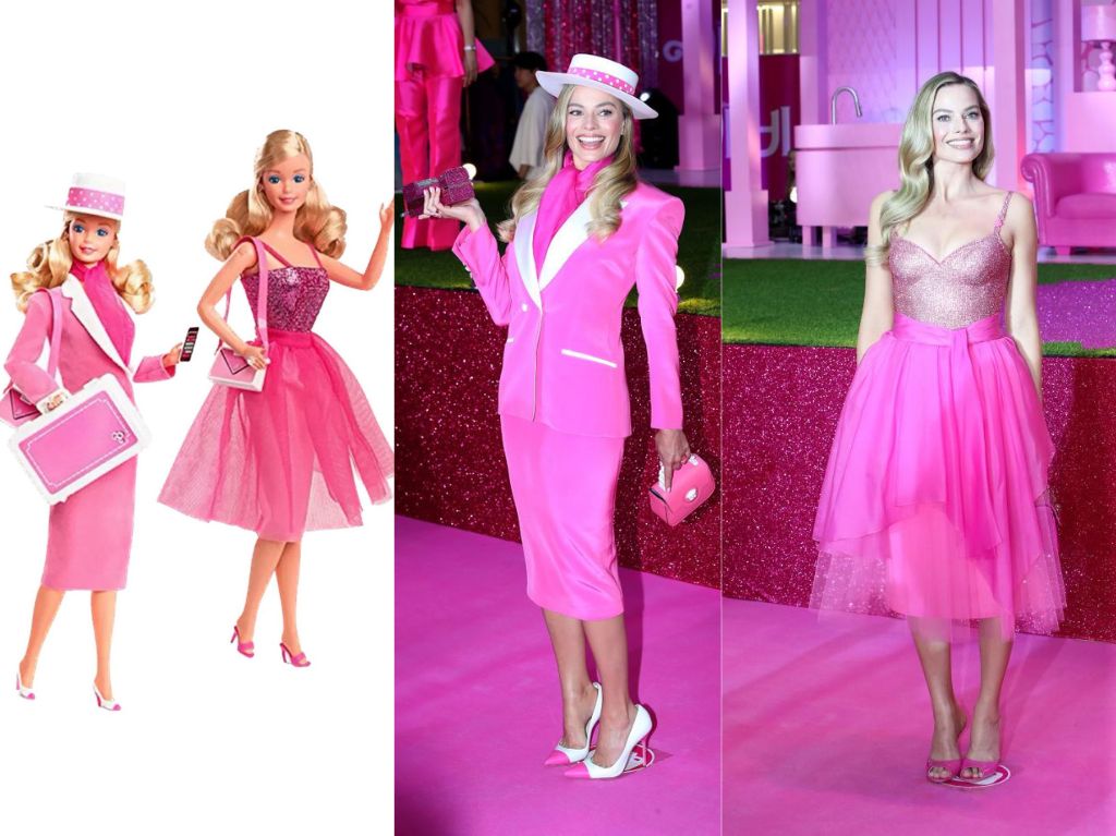 Margot Robbie como Barbie ¡Estos son los mejores looks de la gira! 2