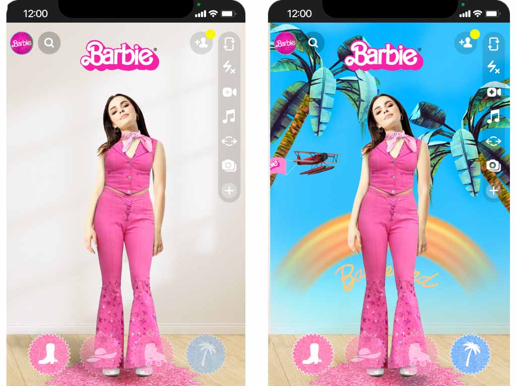 Barbie Snapchat