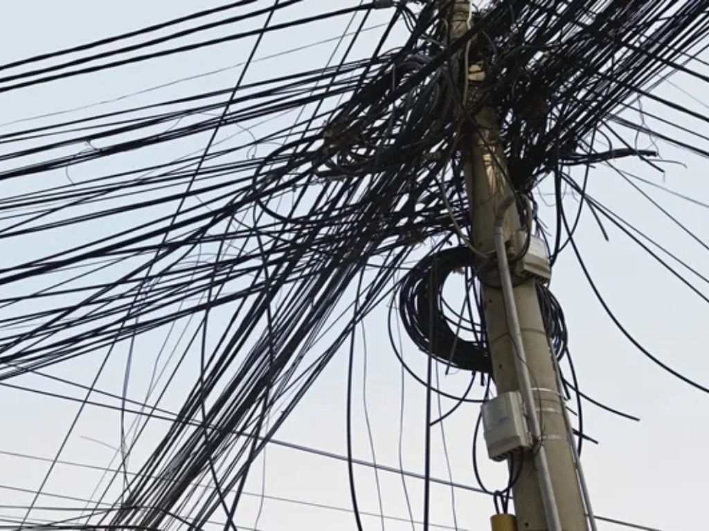 Cables en la Ciudad de México