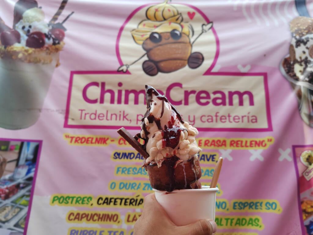 ChimeCream, un negocio de Trdelnik en Iztapalapa