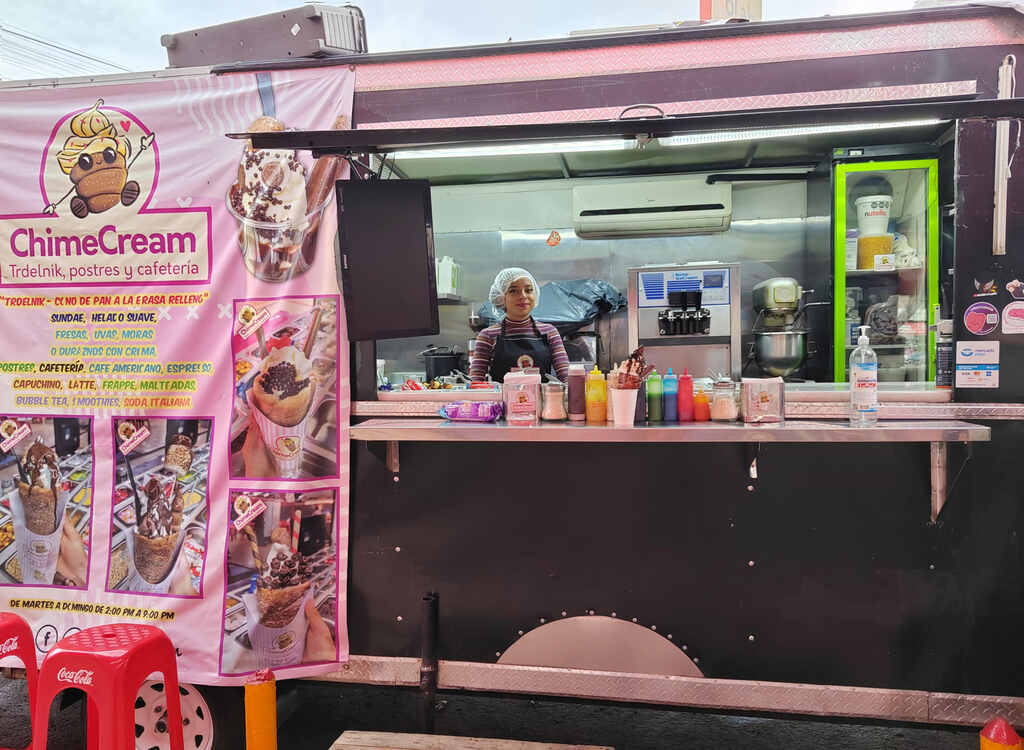 ChimeCream, un negocio de Trdelnik en Iztapalapa