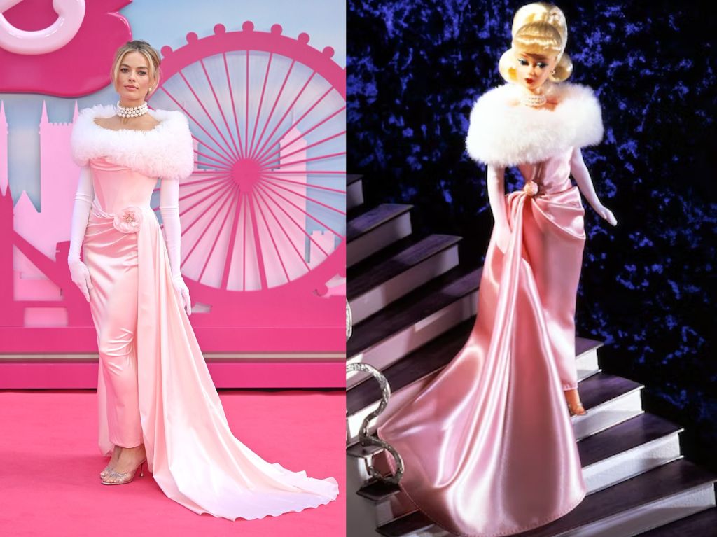 Margot Robbie como Barbie ¡Estos son los mejores looks de la gira! 4