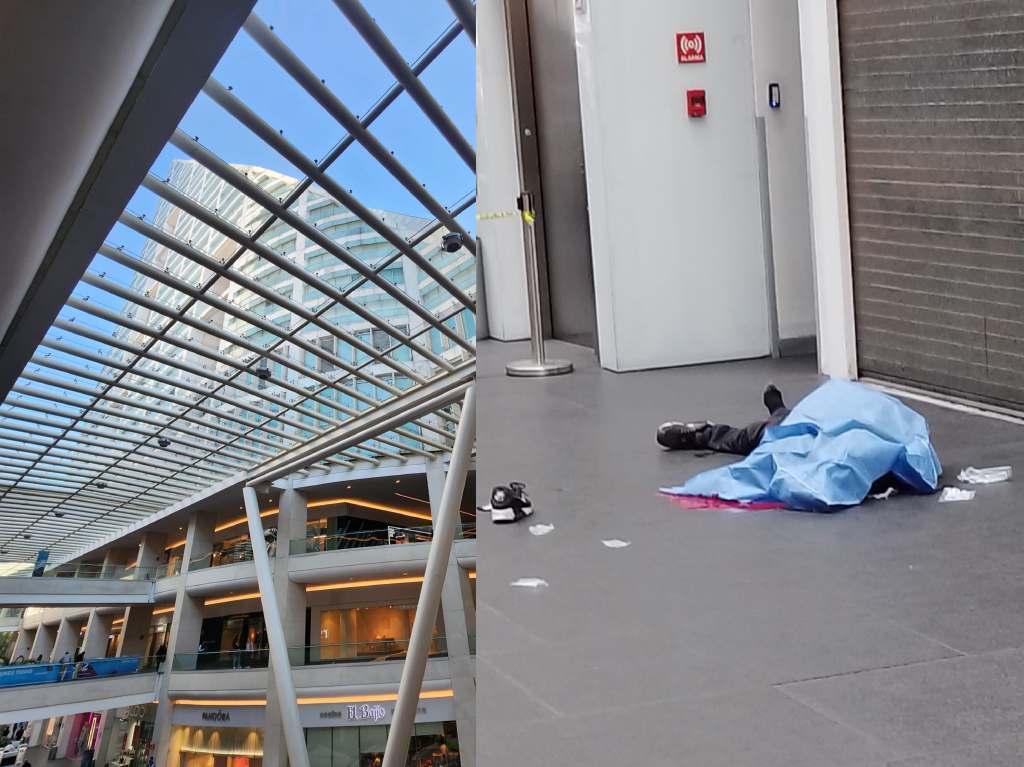 Persona fallece al caer desde el tercer piso de Reforma 222