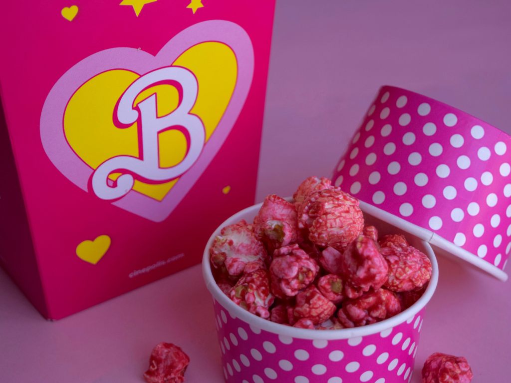 Palomitas rosas de Barbie