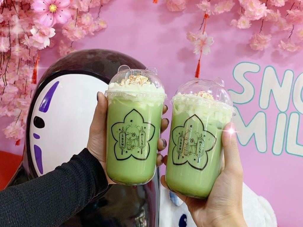 snowmilk teas sabores bebidas