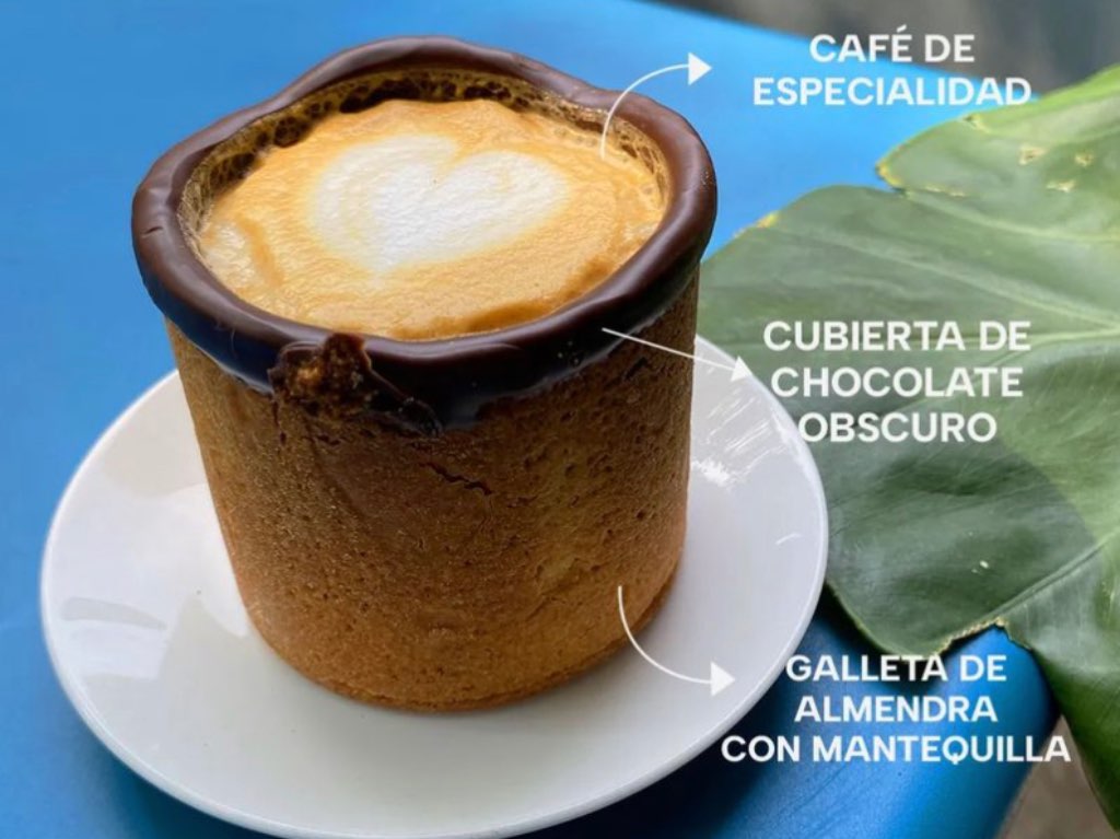Deseo Café: Prueba la taza hecha de galleta más monchosa