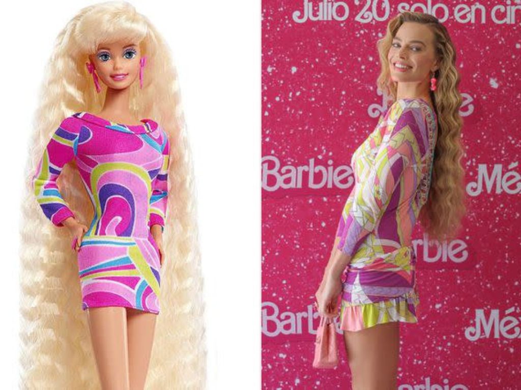 Margot Robbie como Barbie ¡Estos son los mejores looks de la gira! 3